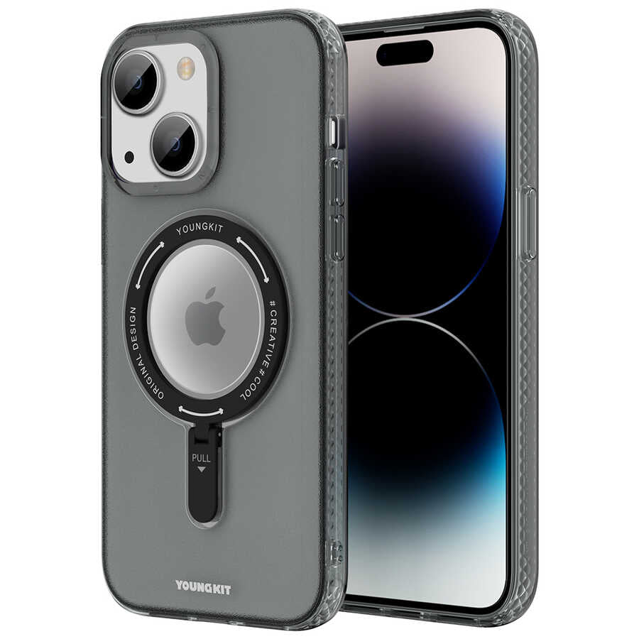 Youngkit Rock Serisi iPhone 13 Magsafe Şarj Özellikli Telefon Kılıfı - 3 Youngkit Rock Serisi iPhone 13 Magsafe Şarj Özellikli Telefon Kılıfı - 3